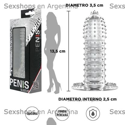 Funda para pene estimuladora vaginal